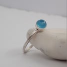Chalcedony stacking ring