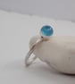 Chalcedony stacking ring