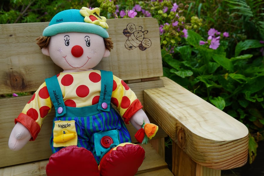 Childrens Wooden Outdoor DanDan Bench