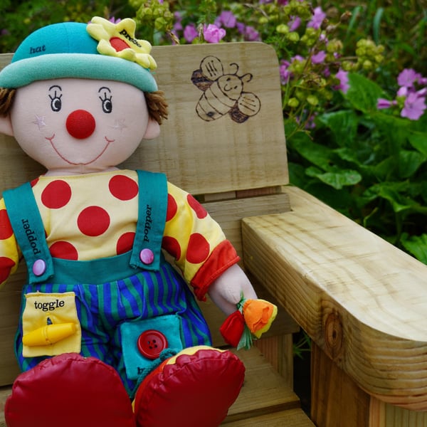 Childrens Wooden Outdoor DanDan Bench