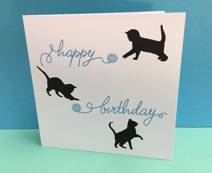 Cat Birthday Card