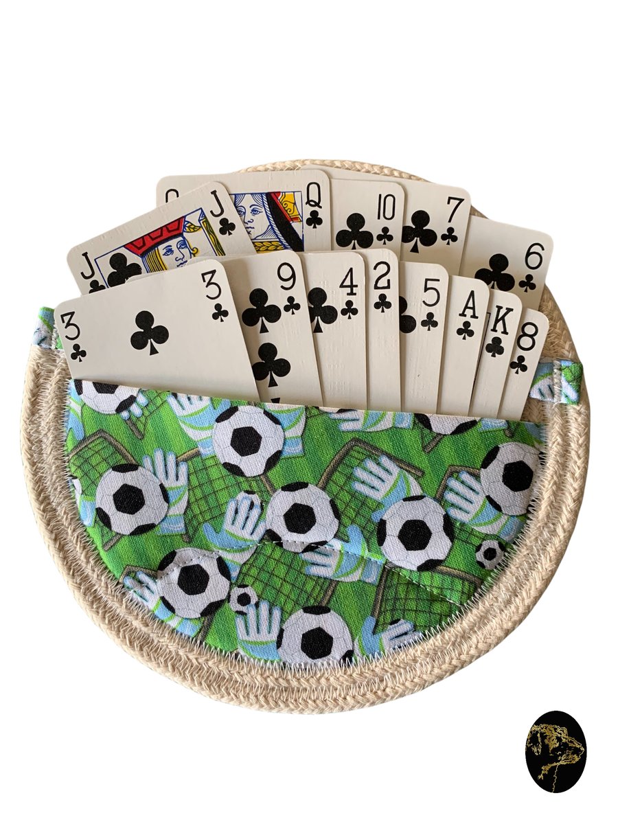 Playing Card Holder - 13 Cards- Football 1
