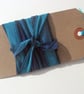 Ceramic button silk wrap bracelet - Image 2