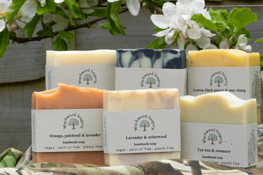 Vegan cold process soap - 6 fragrances
