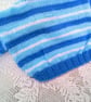 Baby's Blue and White Long Sleeved Jumper, New Baby Gift, Custom Make - Image 4