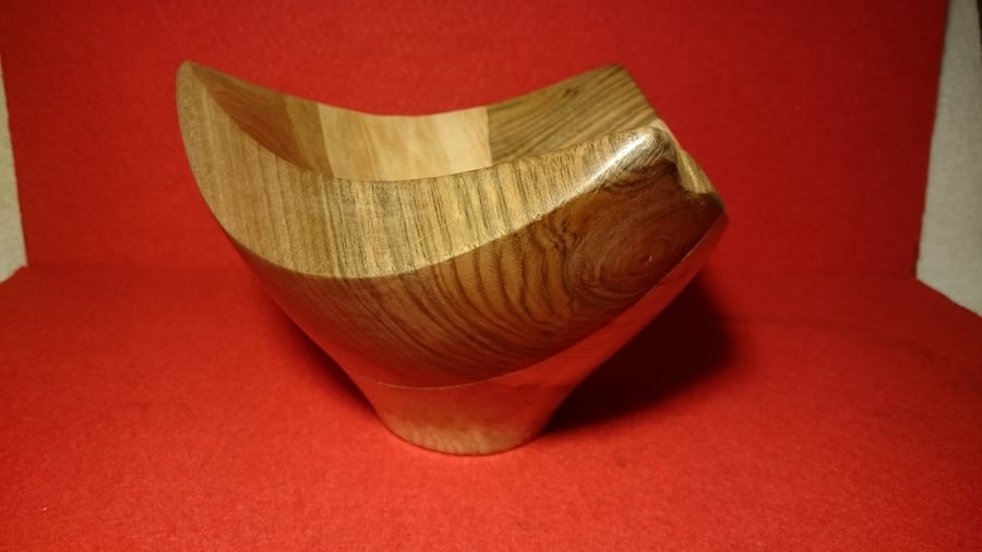  Wooden Bowl  ( 6 ) Decorative 3 Wing Handmade 