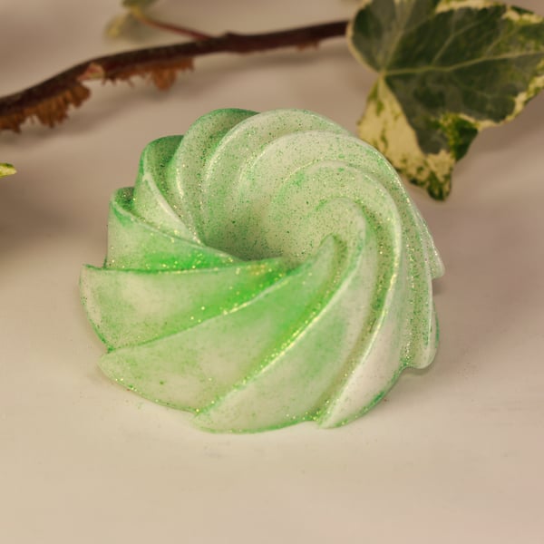 Peppermint and Bamboo Handcrafted Soap. 