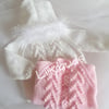 Knitting pattern Elsie Rose. Cardigan, jacket, hoodie. Baby, children
