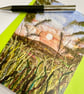 Sunset printed card. - Image 2