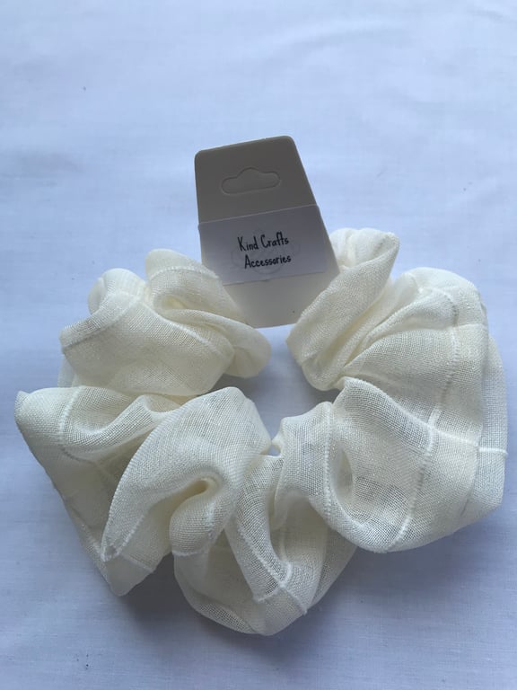 Large luxury hair scrunchie, scrunchies for hair, luxury fabric
