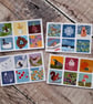 Seasons Envelope Sticker Set - 24 mini stickers