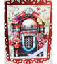 Floral Juke Box Birthday Card - Image 2