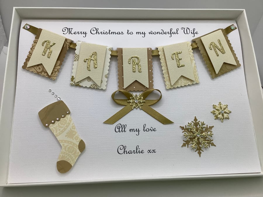 Special Order for Michelle  Personalised Christmas Card