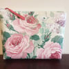 Beautiful Sanderson Toiletries Bag, Large Floral Make Up Case, Cosmetics Pouch 