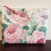Beautiful Sanderson Toiletries Bag, Large Floral Make Up Case, Cosmetics Pouch 