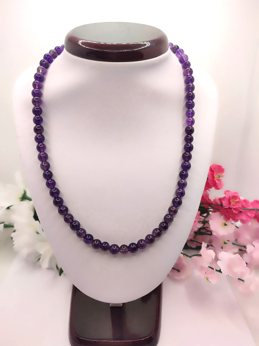 Royal Amethyst Gemstone Necklace