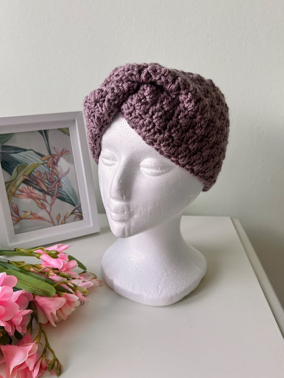 Cosy Crochet Twist Headband