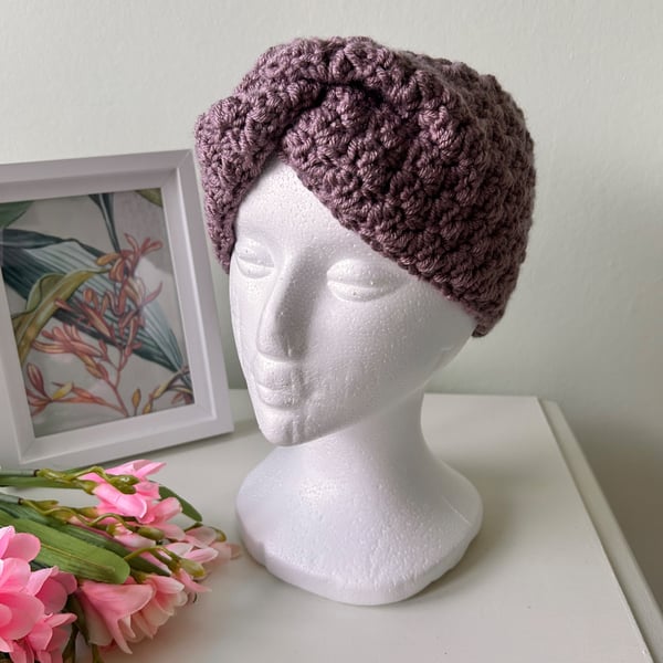Cosy Crochet Twist Headband