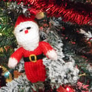 Christmas Mini Santa - Handmade Christmas Decorations 