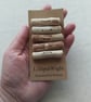 A set of five driftwood toggle buttons - Image 5