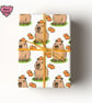 Cute Capybara wrapping paper - Image 5