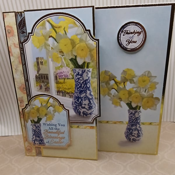 Easter card for daffodil lover