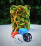 Dragon scale drawstring bag ideal for dice - Image 3