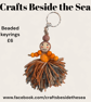 Beaded Doll Keyring