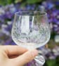 Pair Of Hand Engraved Goblet Glasses - Image 2