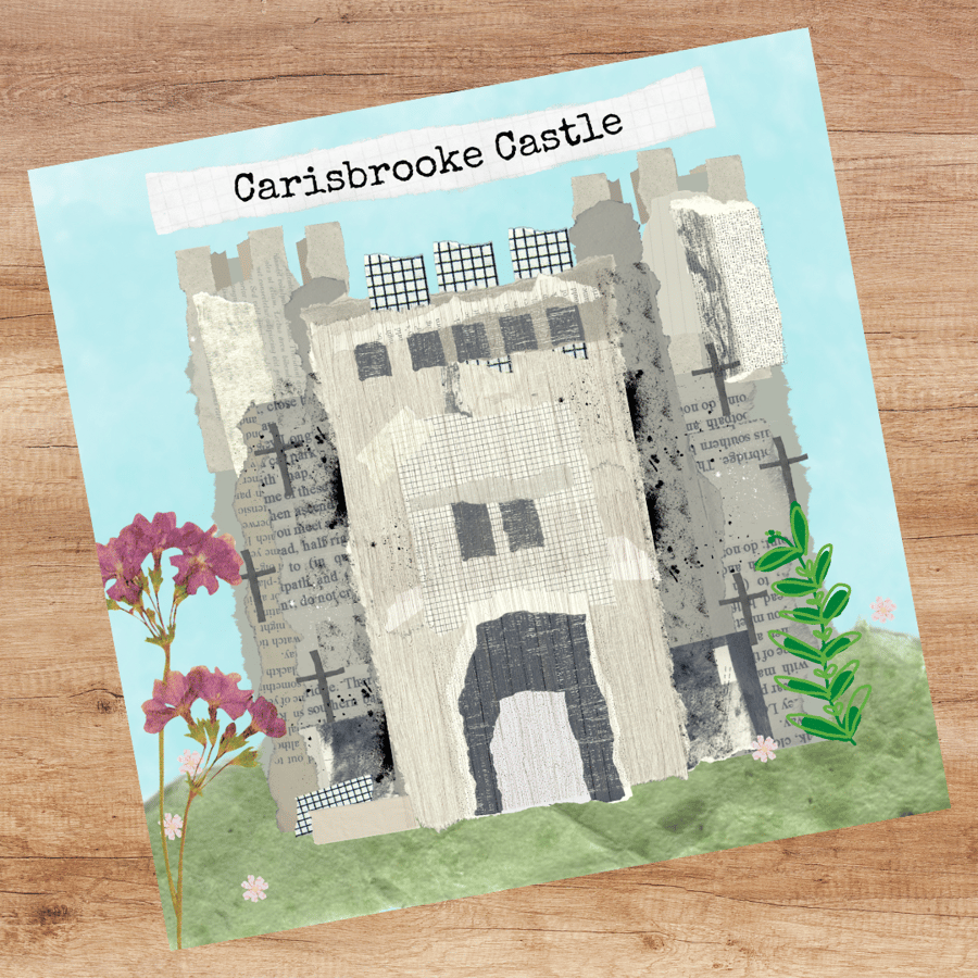 Carisbrooke Castle Card with envelope 