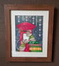 Christmas mice and red letterbox  - Image 5
