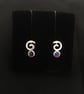 Swirl Tri-coloured Earstuds - Image 6