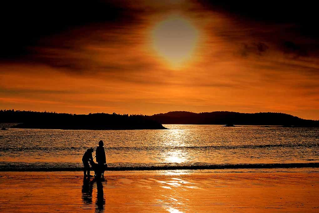 Sunset Long Beach Tofino Vancouver Island Canada Photograph Print