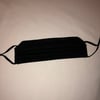 Reuseable, Washable Face Mask - solid black - Adult