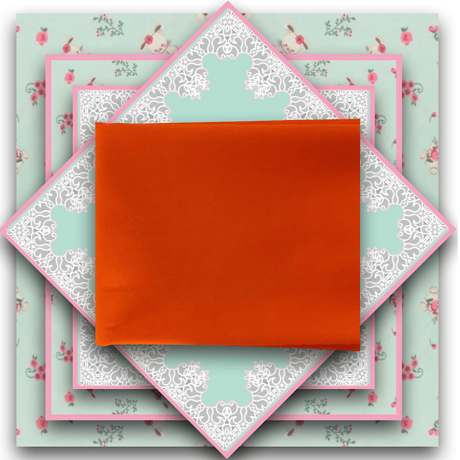 Bright Orange Fat Quarter