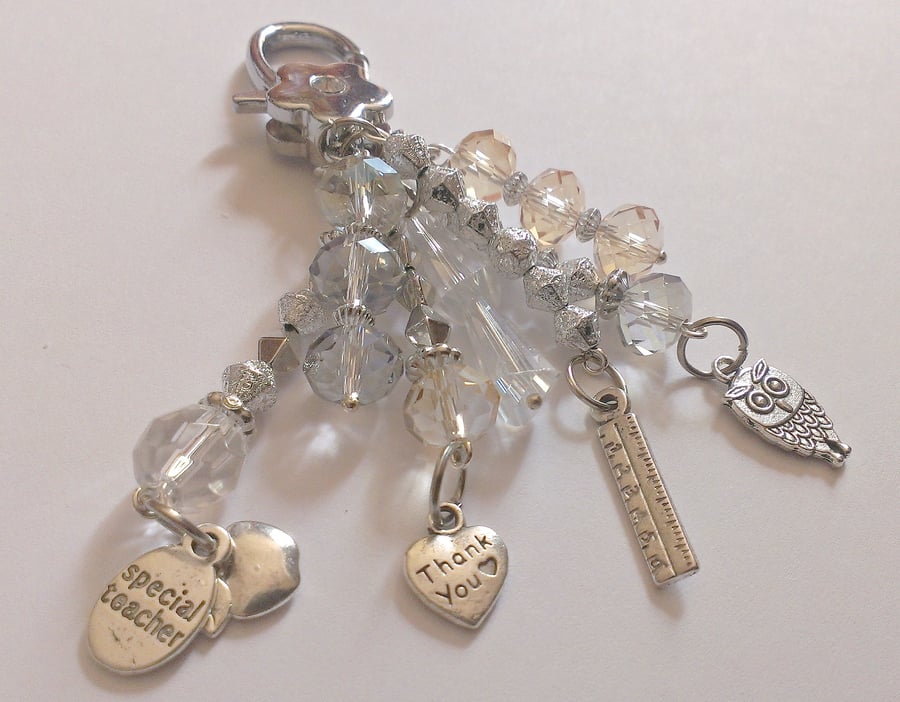 Thank You Teacher Bag Charm