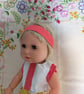 Toadstools and polka dots BABY Born, Tiny Tears and Our Generation Dolls Outfit  - Image 4