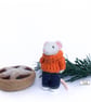 SOLD Miniature Mouse, George, needle felted by Lily Lily Handmade - Image 1