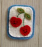 Badge, brooch, handmade cherry pin badge can be personalised - Image 5