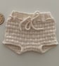 Made To Order Handknitted Picnic Baby Shorts 7 sizes. Any colour. - Image 5