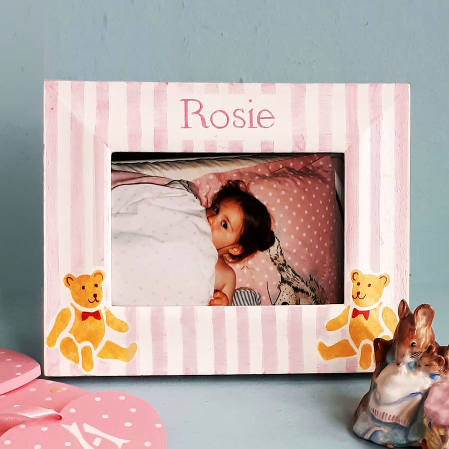 Personalised Photo-frame with Teddies