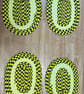 Jelly Roll Placemats - African Print  - Image 3