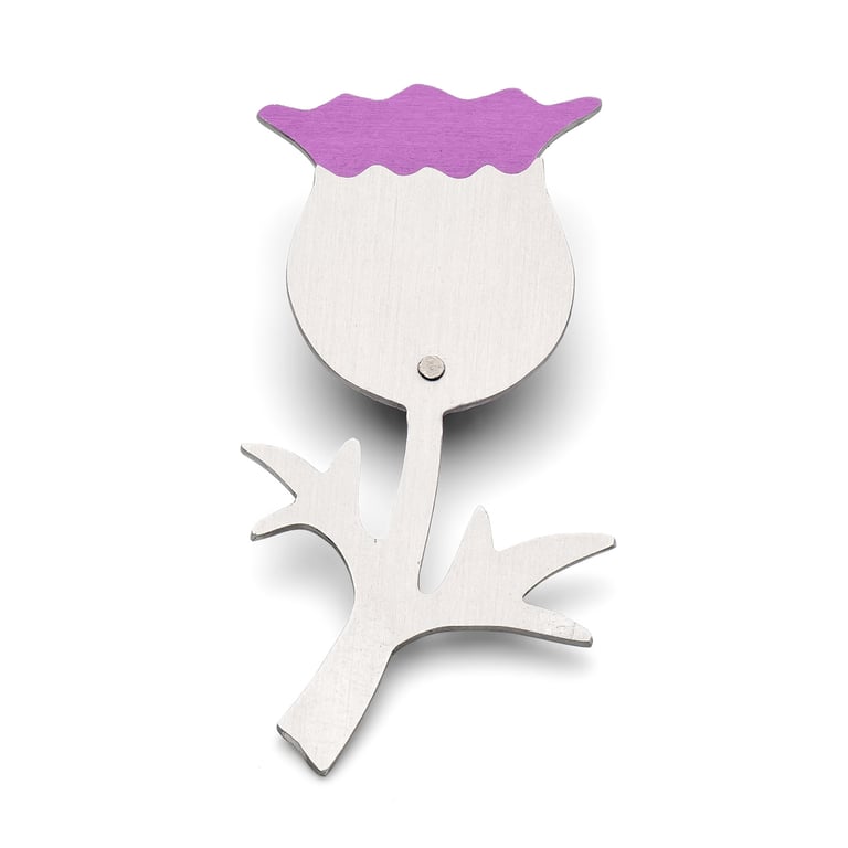 Contemporary Scottish Thistle Brooch