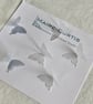 Mini Silk Organza Butterflies in Shades of Blue - Image 1