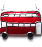 London Bus Suncatcher Stained Glass Red Double Decker - Image 8