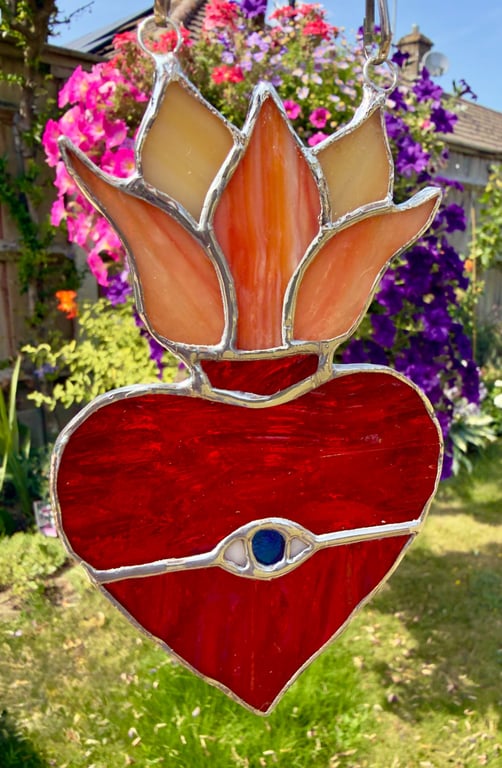 Stained Glass Sacred Heart