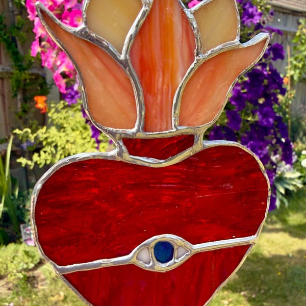 Stained Glass Sacred Heart