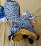 XL Daisy print  coated cotton drybag - Image 4