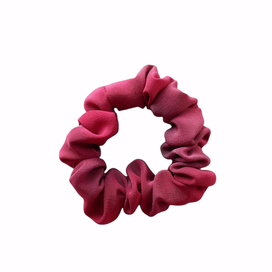 Painted silk hairband.