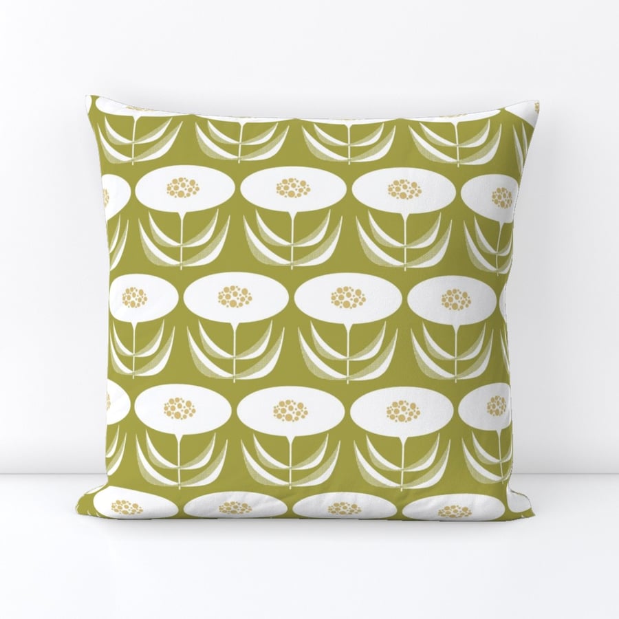 Dandelion Floral Cushion Cover - Imperfectly Perfect